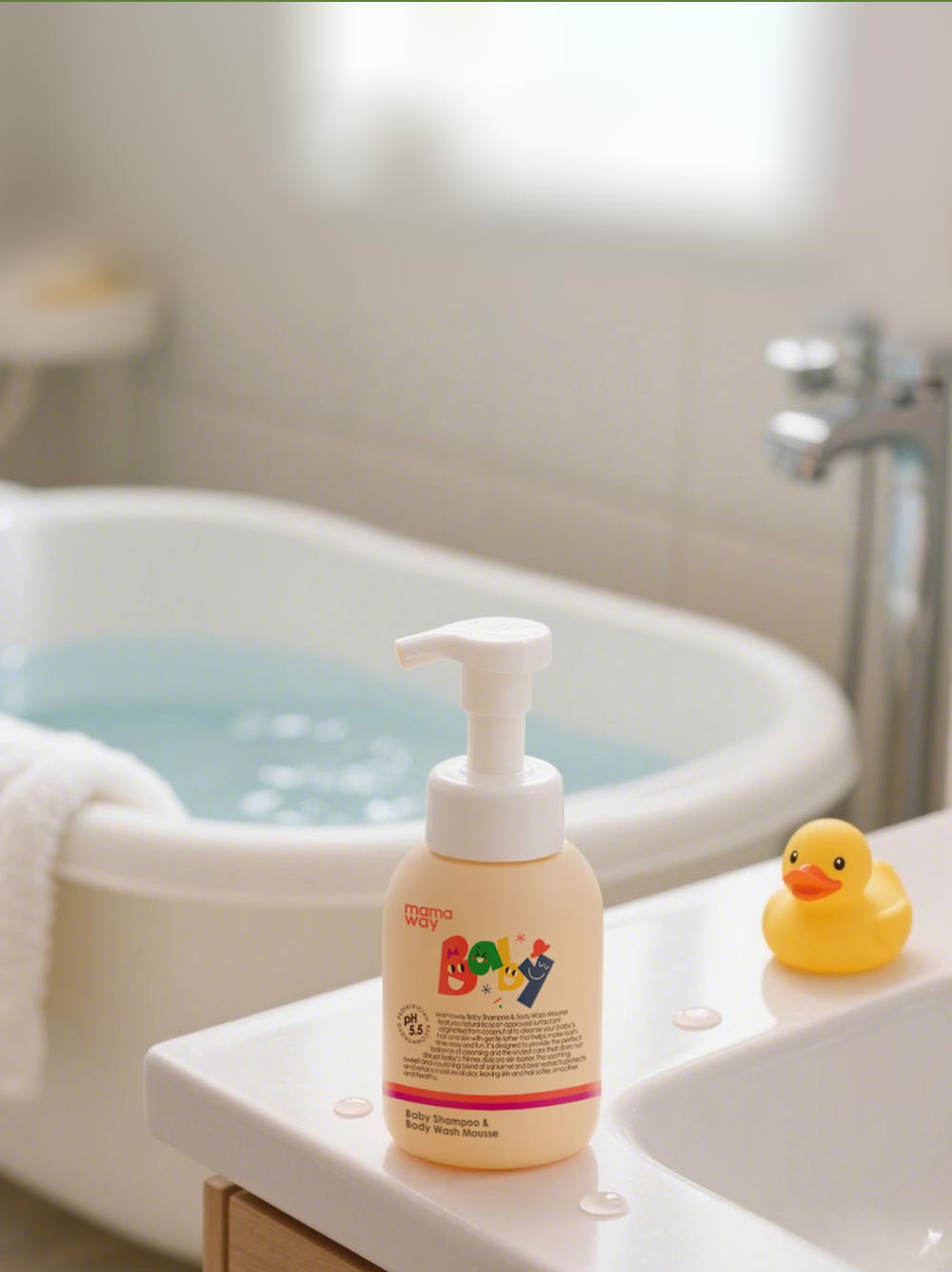 mamaway_Baby Shampoo & Body Wash Mousse
