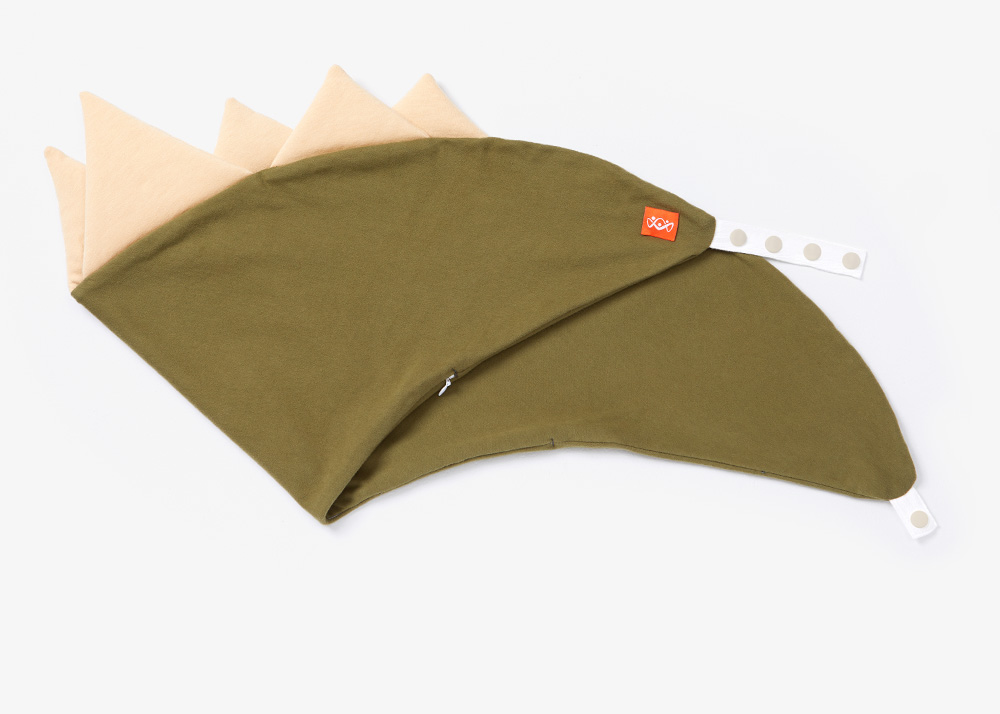 Maternity Support & Nursing Moon Pillow Case- Green Dinosaur