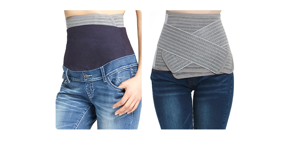 Asymmetric Hem Maternity Skinny Jeans