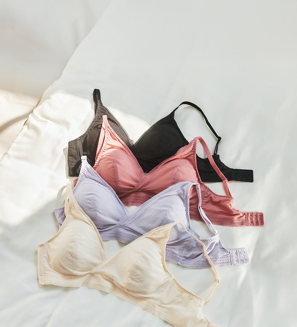 Breezy Lace Crossover Maternity & Nursing Bra